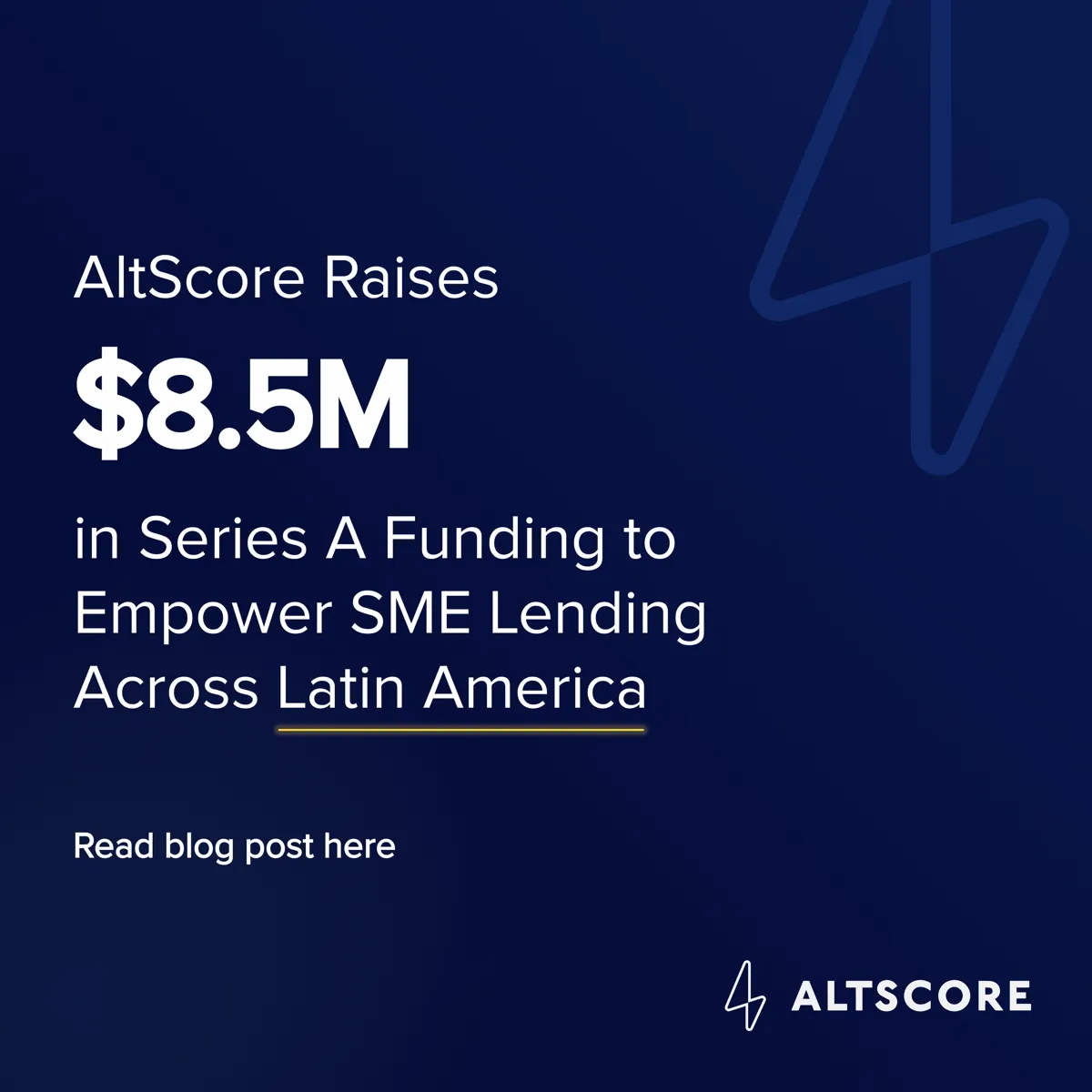 AltScore Raises $8.5M in Series A Funding to Empower SME Lending Across Latin America