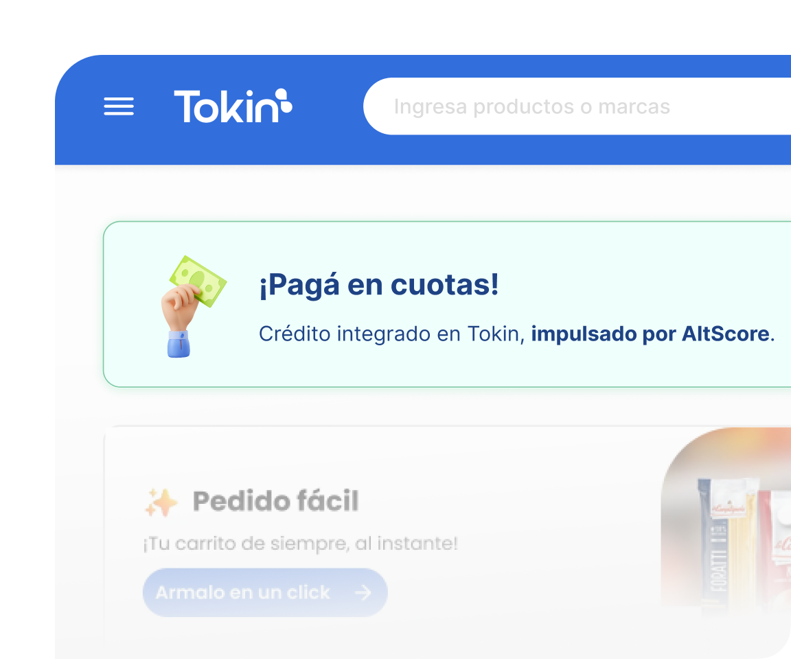 Microcuotas: Smart, integrated credit.